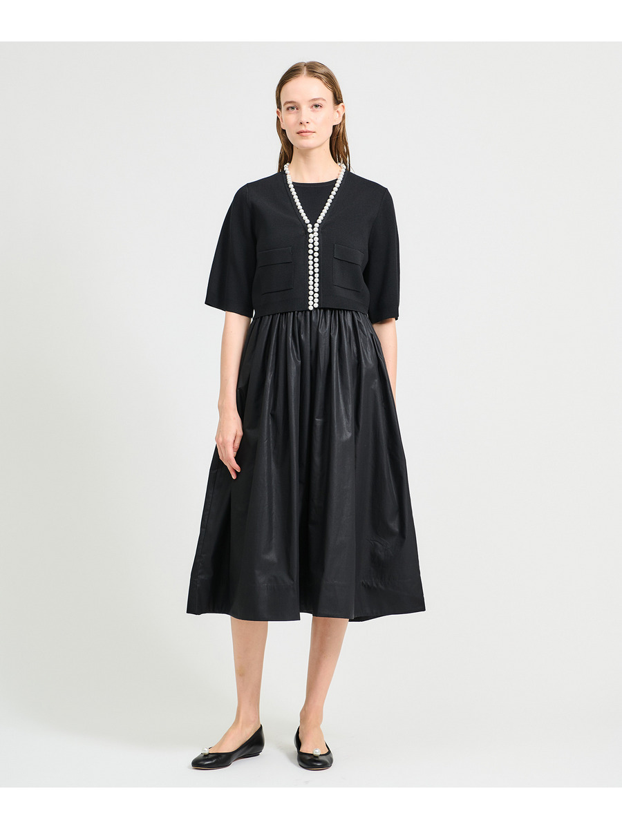 ESTNATION / パールストリング ニットボレロ《EXCLUSIVE