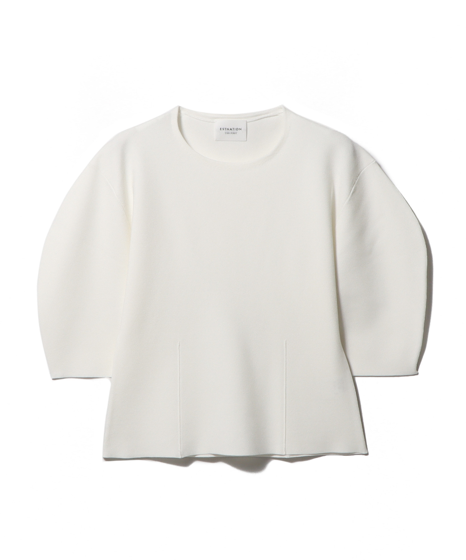 ストレッチミラノ リブニット Tシャツ