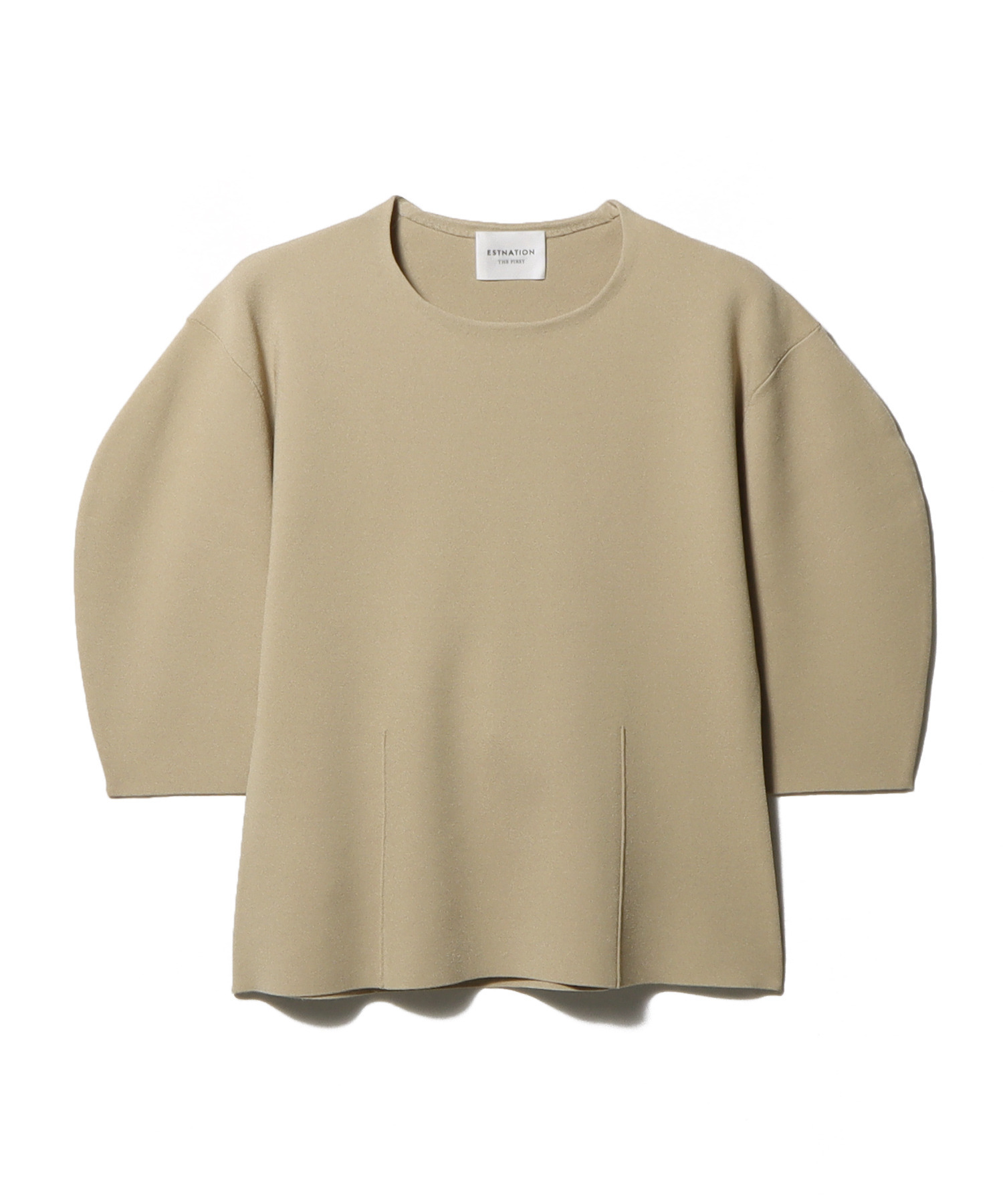 ストレッチミラノ リブニット Tシャツ