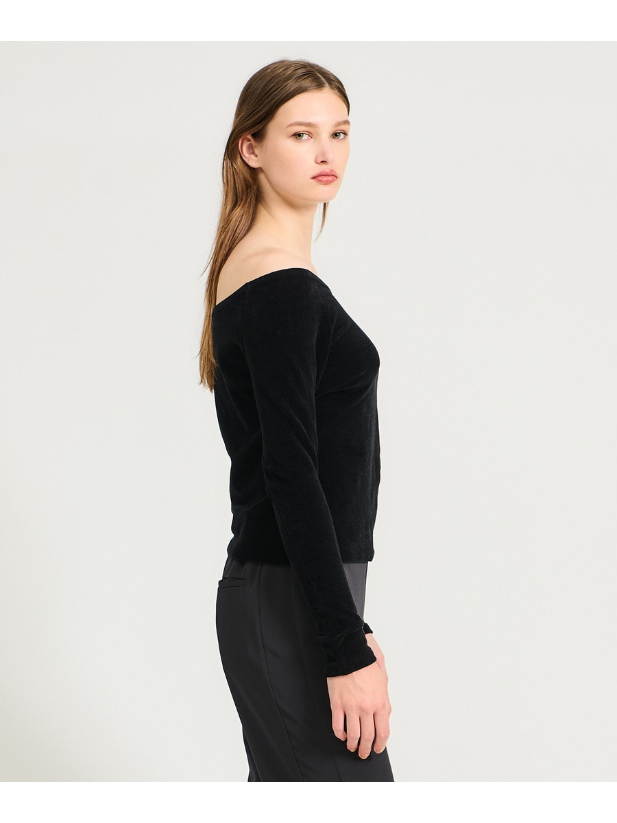 ESTNATION / ベロアオフショルニット｜ESTNATION ONLINE STORE