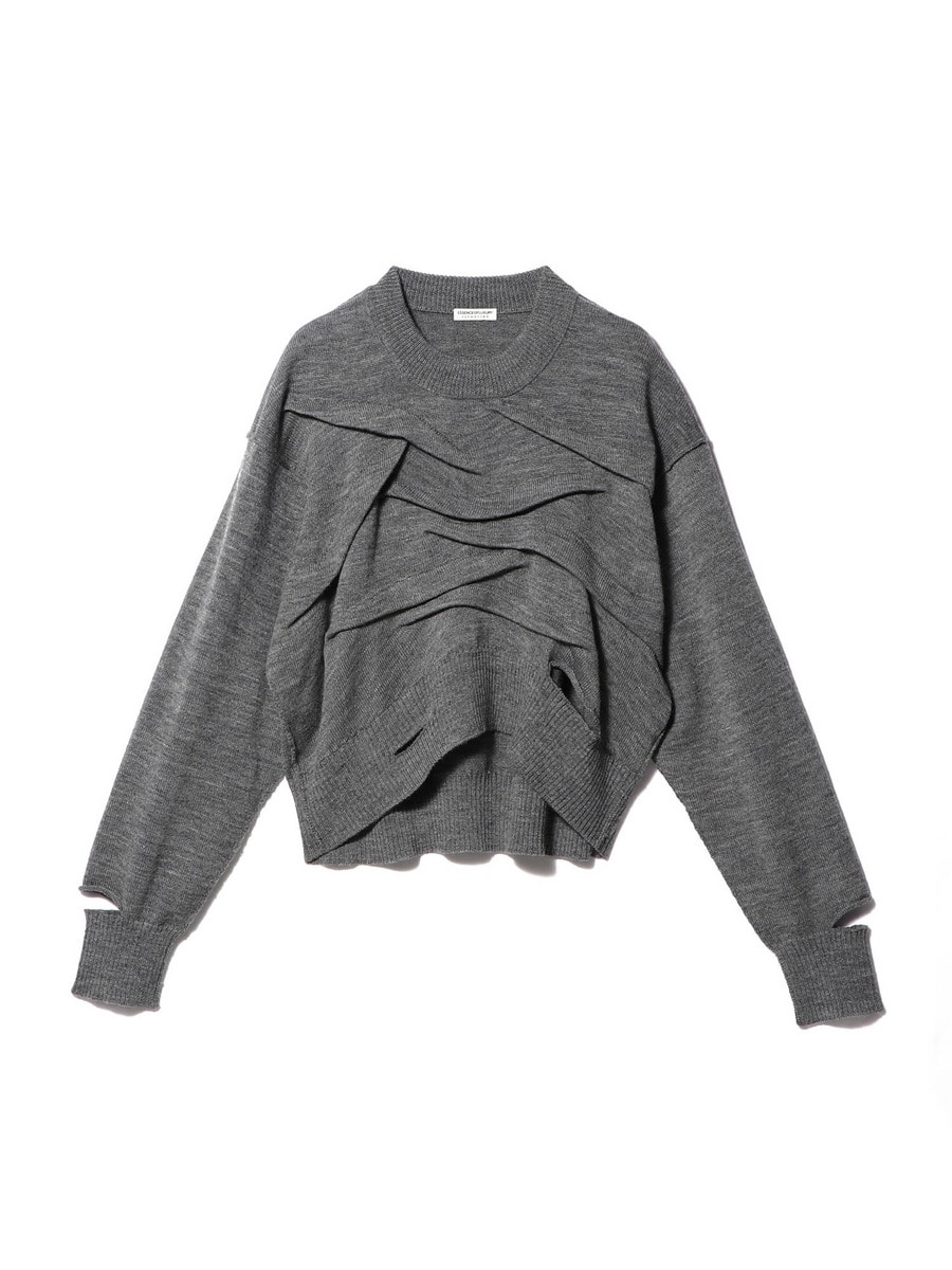 ESSENCEOFLUXURY / クラッシュタックニット｜ESTNATION ONLINE