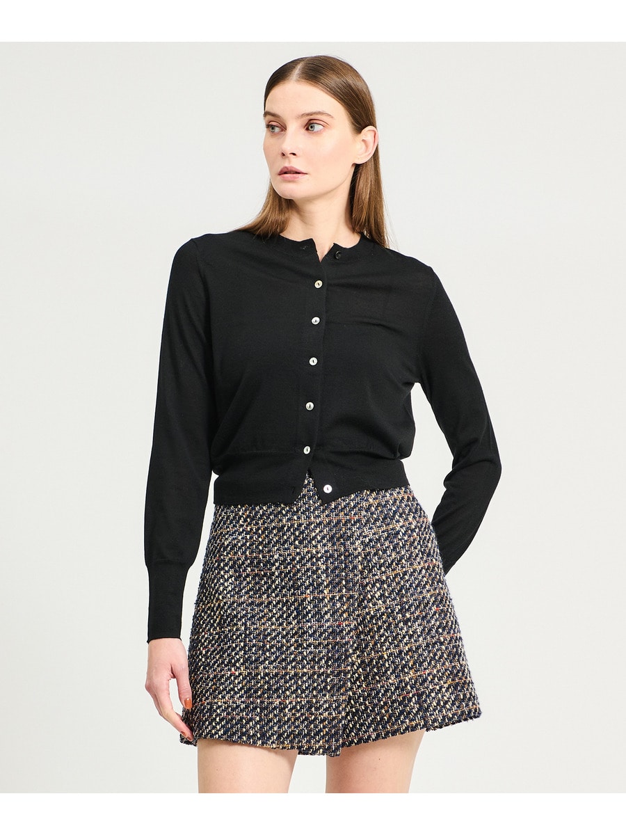 20Gクルーネックカーディガン