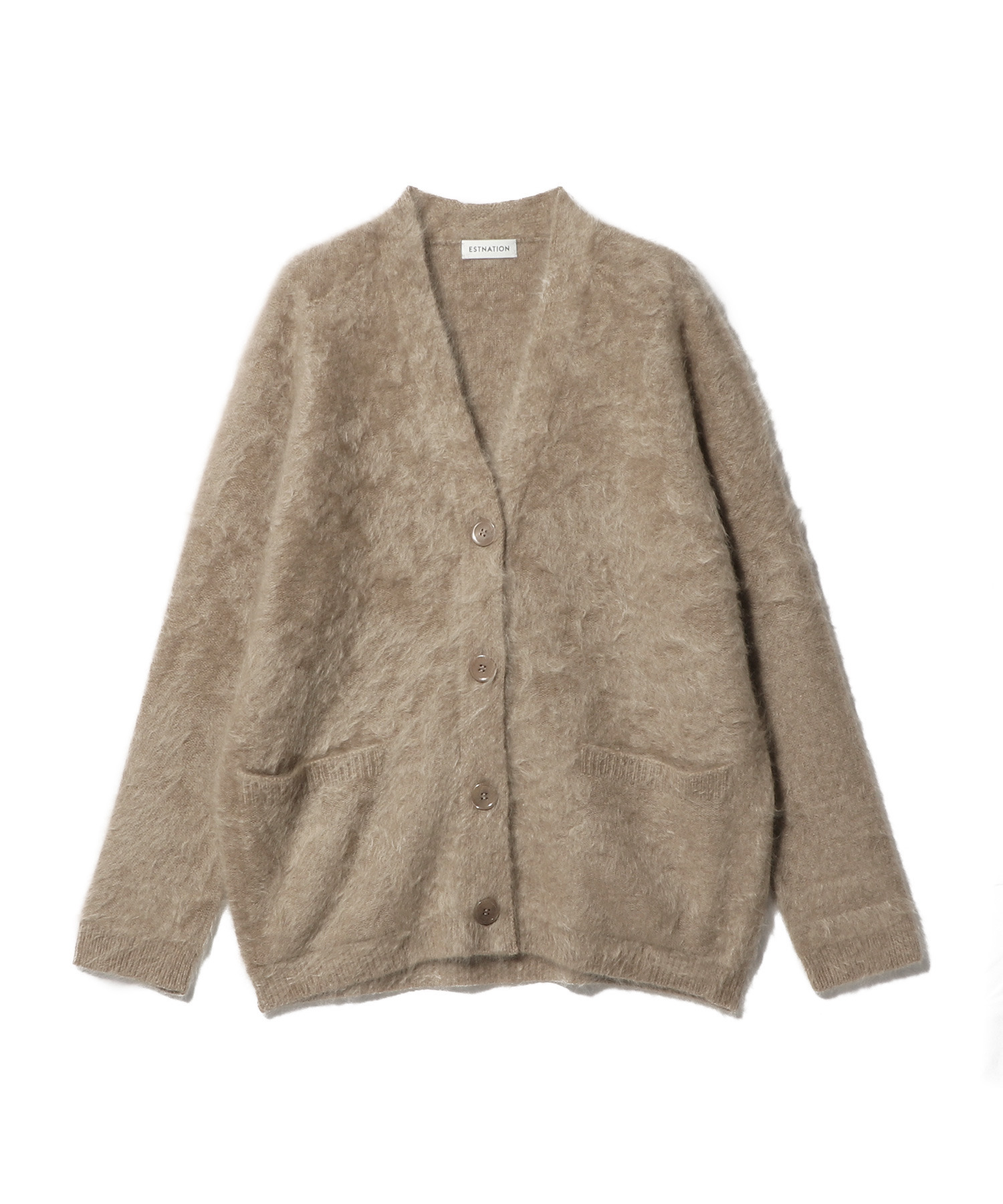 ピュアファーカシミア Vネックカーディガン