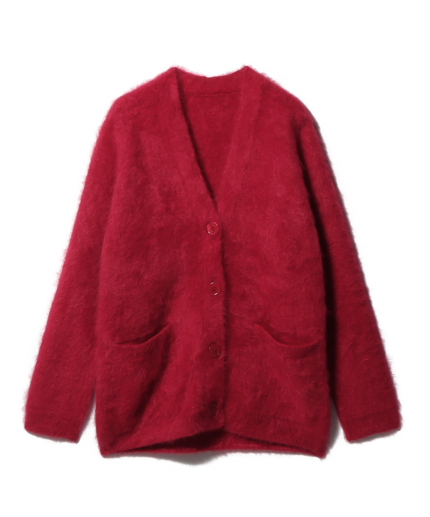 ピュアファーカシミア Vネックカーディガン