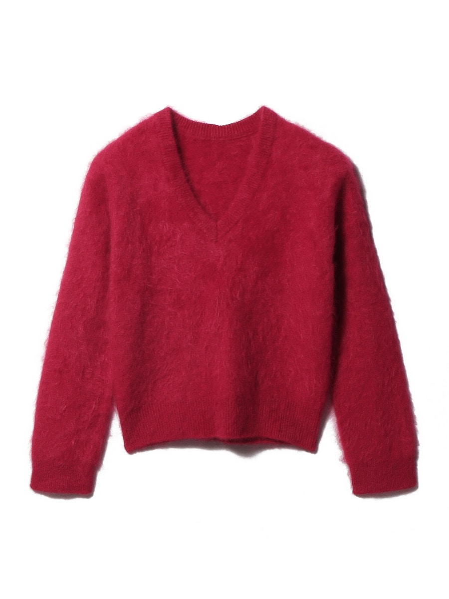 ESTNATION / ピュアファーカシミア Vネックプルオーバー｜ESTNATION