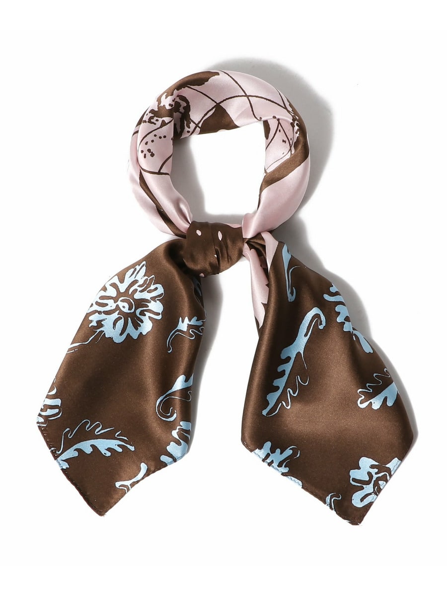 ESTNATION / プリント シルクスカーフ《ESTNATION EXCLUSIVE