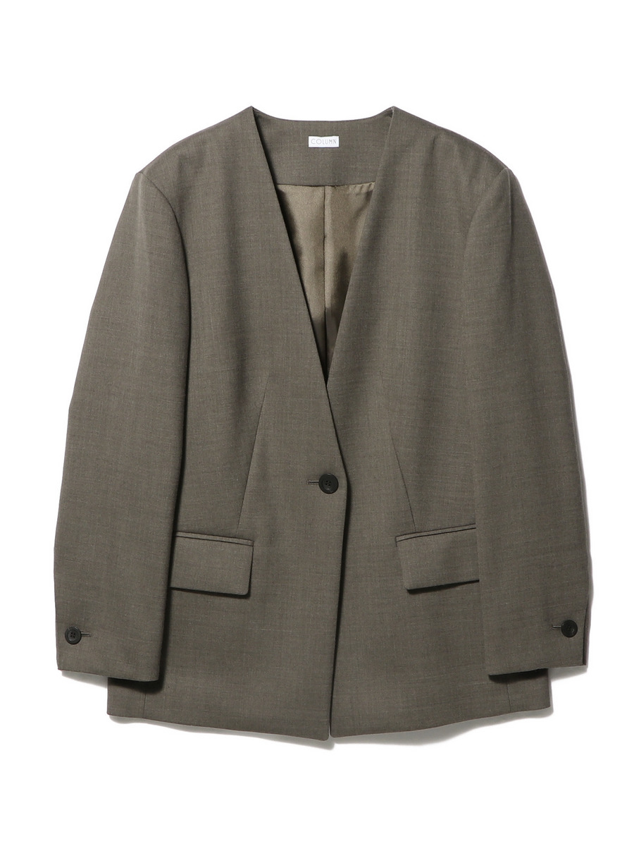 コラム　COLUMN エストネーション　ノーカラー　ジャケット COLUMN / ノーカラージャケット｜ESTNATION ONLINE STORE