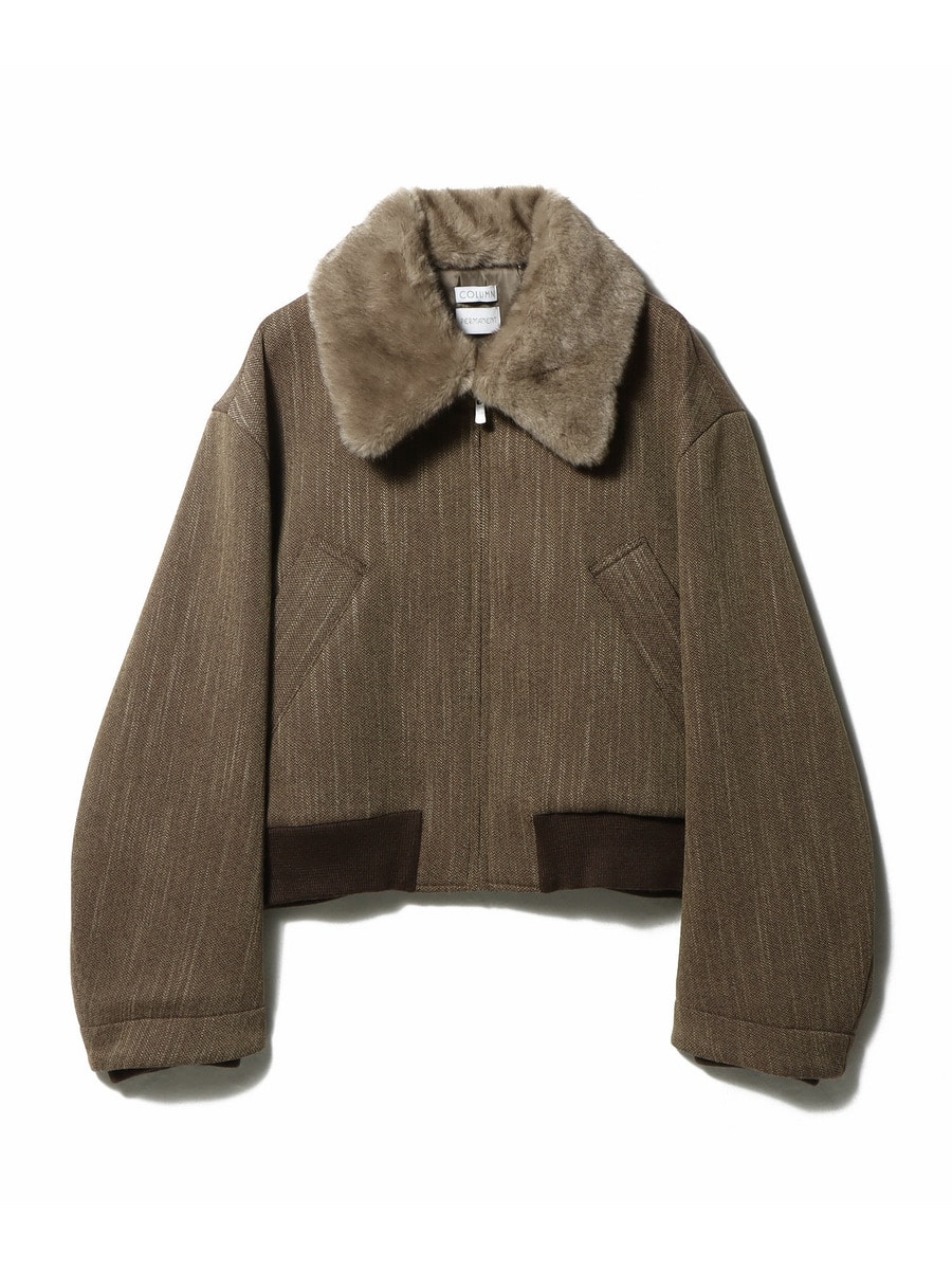 COLUMN / ファー襟ブルゾン＜PERMANENT＞｜ESTNATION ONLINE STORE
