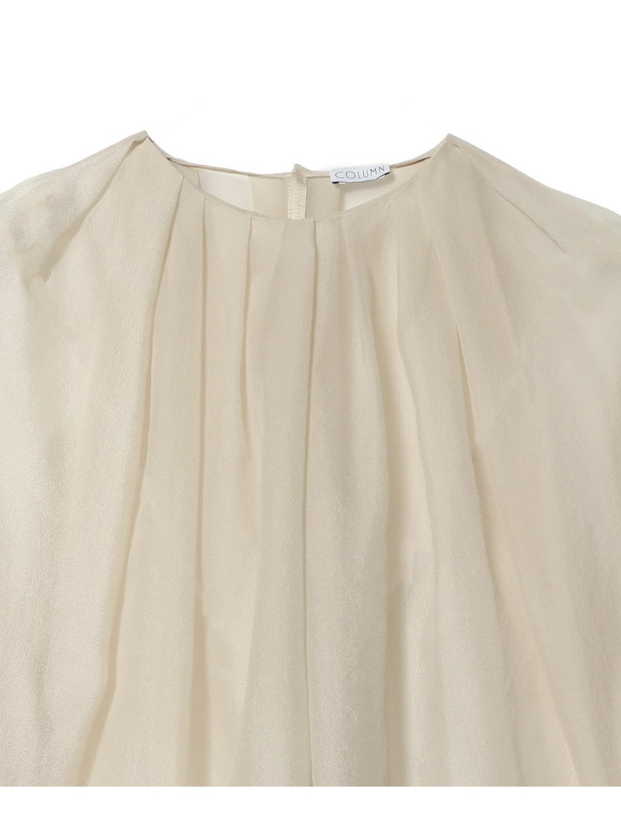 美品 エストネーション COLUMN シアートップス ボリュームブラウス COLUMN / シアーフレアブラウス｜ESTNATION ONLINE STORE