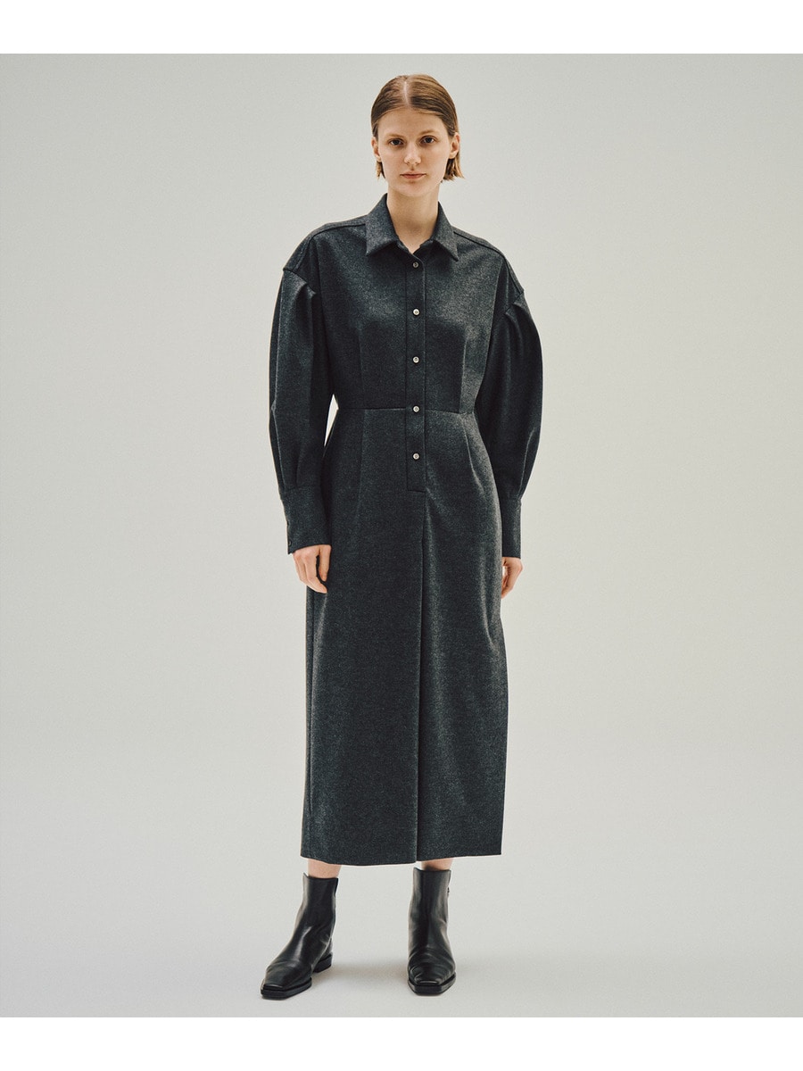 COLUMNエストネーションコラム ボリュームフォルムワンピース美品 COLUMNエストネーションコラム ボリュームフォルムワンピース美品