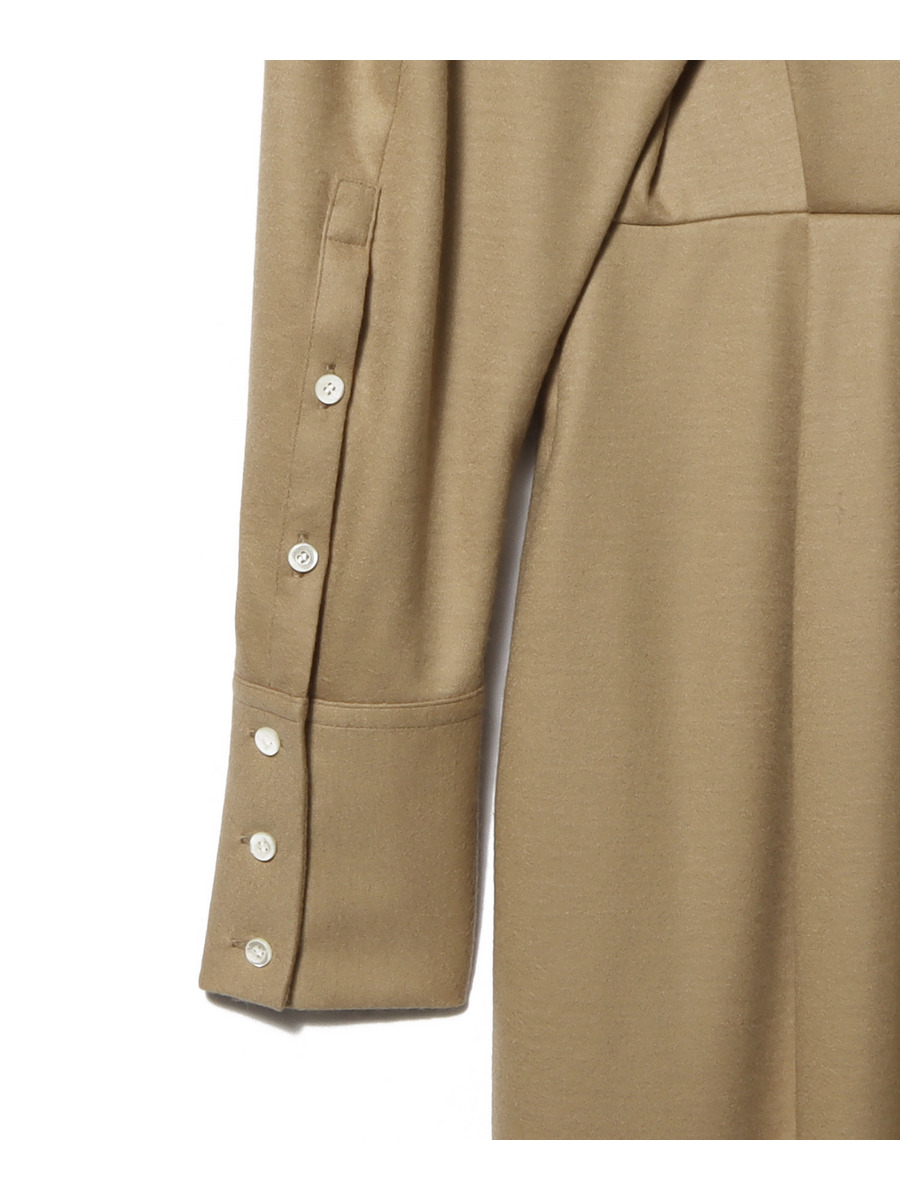 ESTNATION ベージュ シャツワンピース COLUMN / シャツワンピース＜THE COLUMN＞｜ESTNATION ONLINE STORE