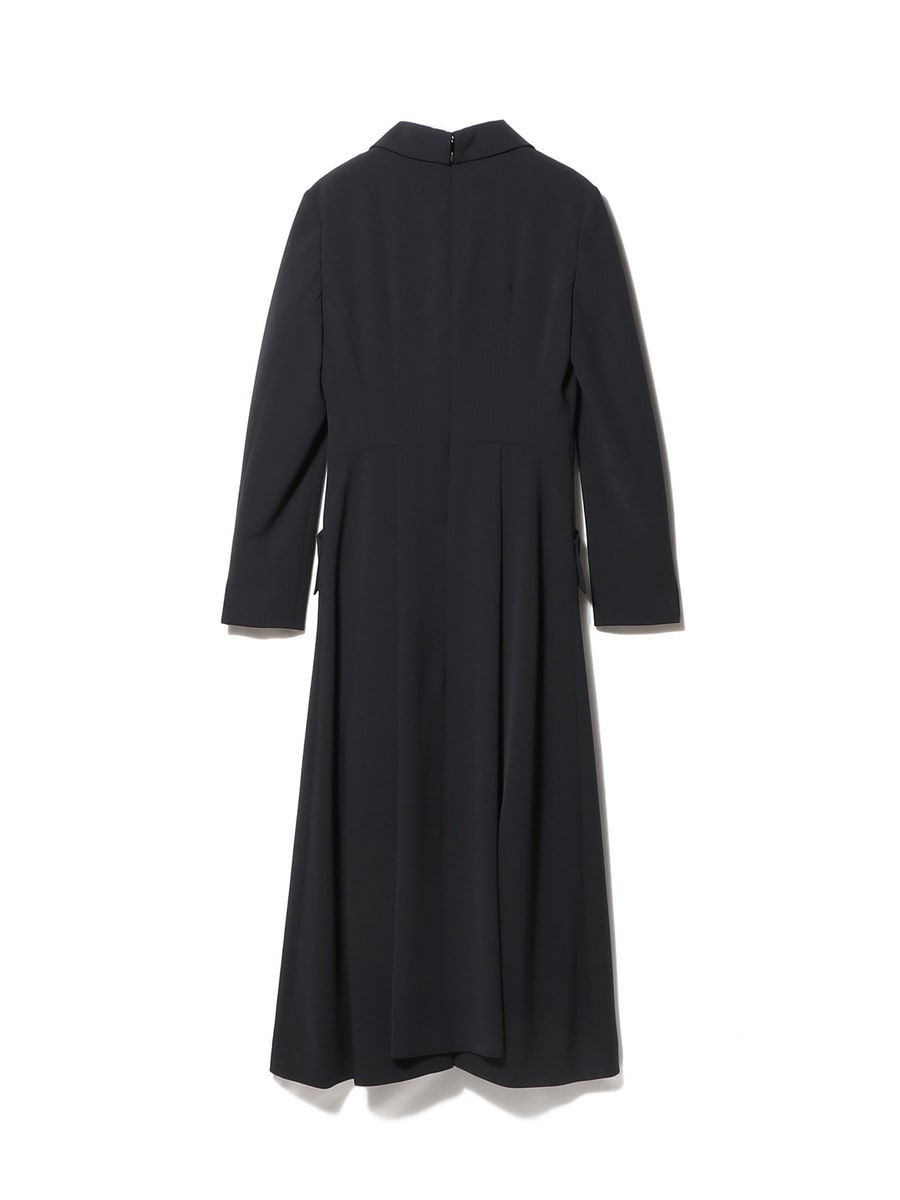 商談中新品★エマジェイムス★ストレッチワンピース EMMA JAMES (エマジェイムス) 胸元タックAラインワンピース