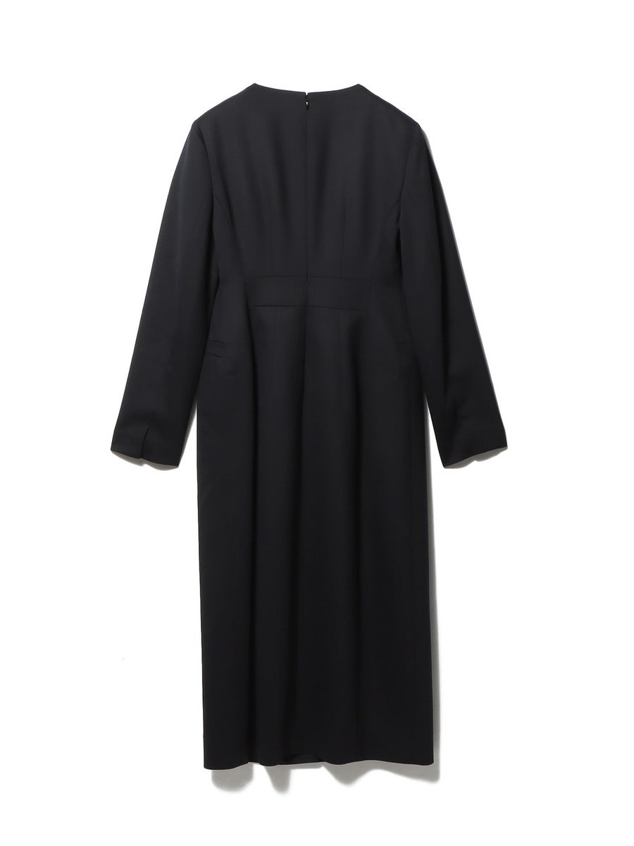 【新品】COLUMN エストネーション 秋ワンピース ロング　ふんわり COLUMN / ノーカラーワンピース《EXCLUSIVE》｜ESTNATION ONLINE STORE