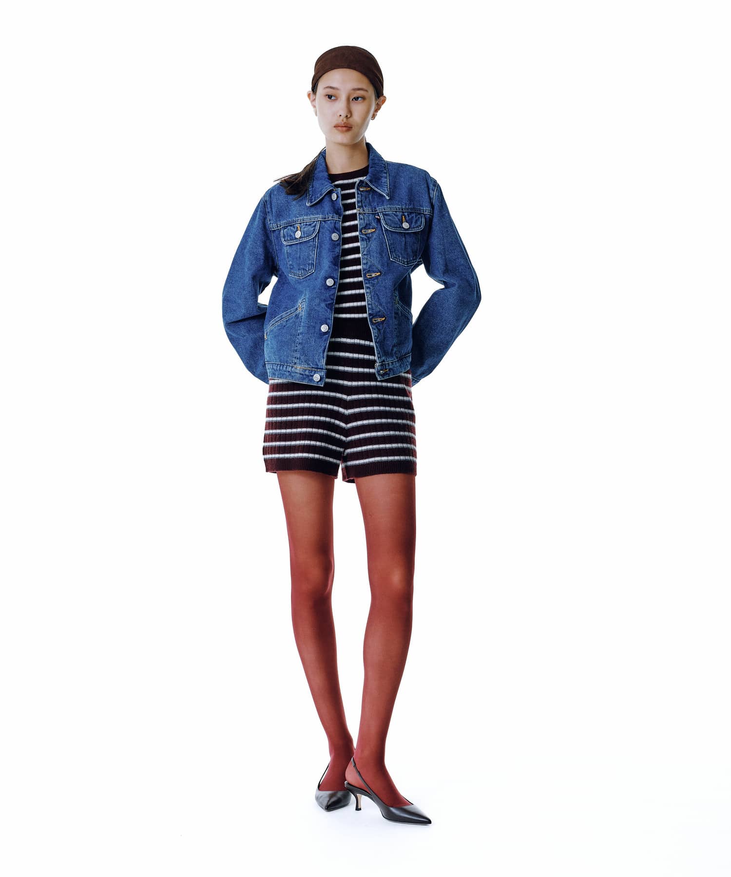 Multi Border Knit Shorts