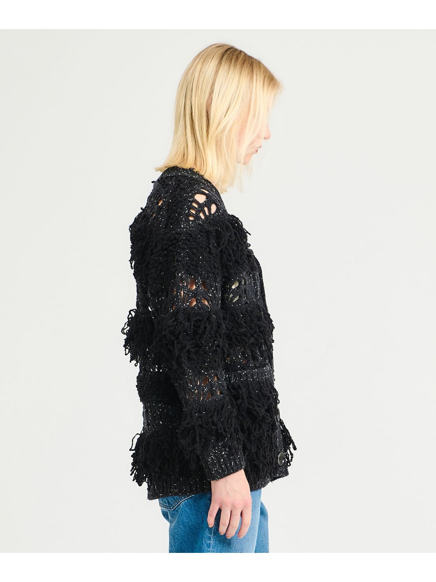 pon&masson　boussole カーディガン 新品未使用♡ BOUSSOLE / フリンジニットカーディガン｜ESTNATION ONLINE STORE