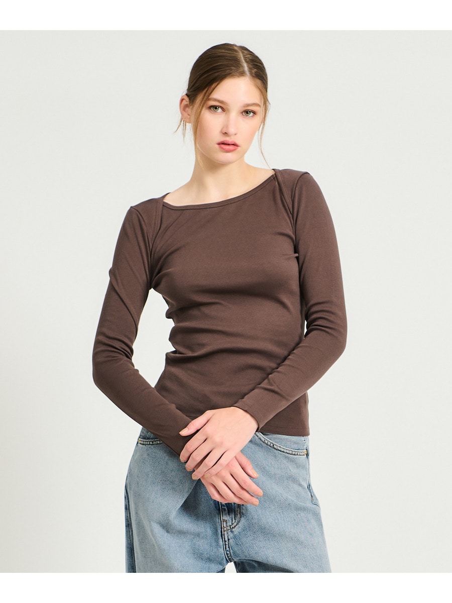 オーガニックコットン ロングスリーブ Tシャツ