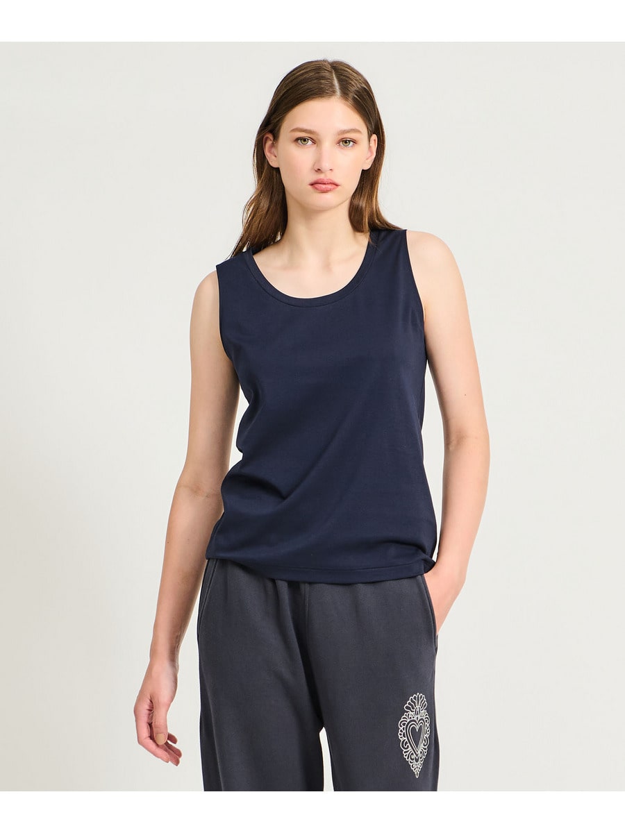 コットンスムース タンクトップ