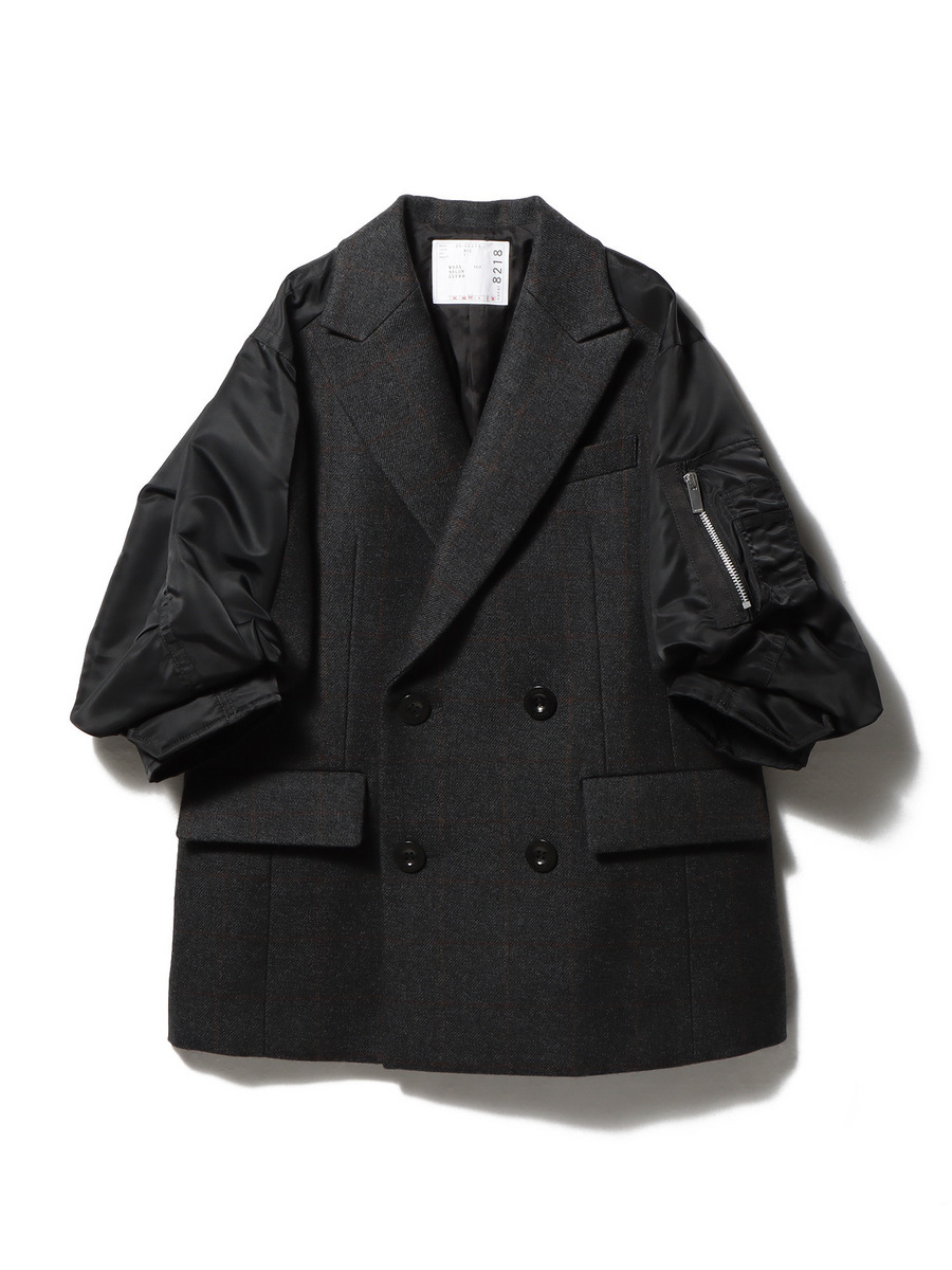 SACAI / ダブルフェイス メルトンジャケット｜ESTNATION ONLINE