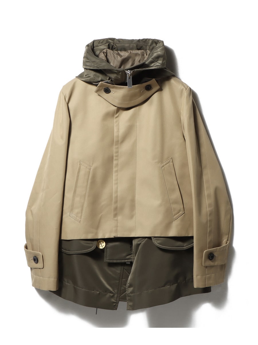 sacai スウェット ドッキング フード付き 取り外し可能 sacai スウェット ドッキング フード付き 取り外し可能