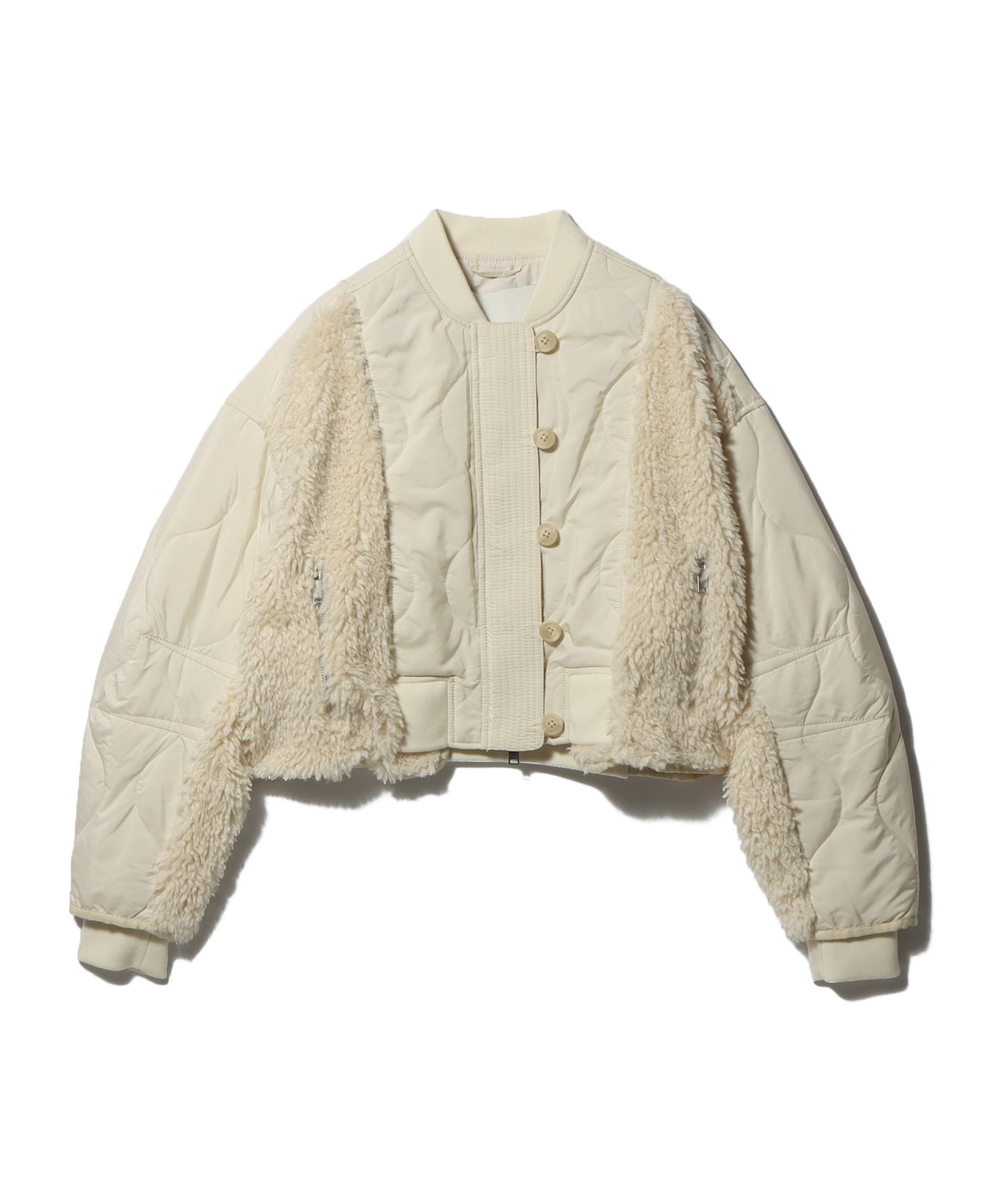 CROPPED JACKET W SHERPA COMBO
