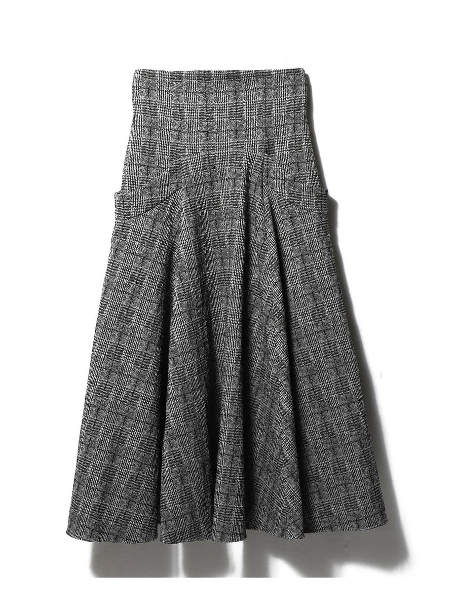 chataro エストネーション キルティングフレアスカート ホワイト ESTNATION キルティングフレアスカート