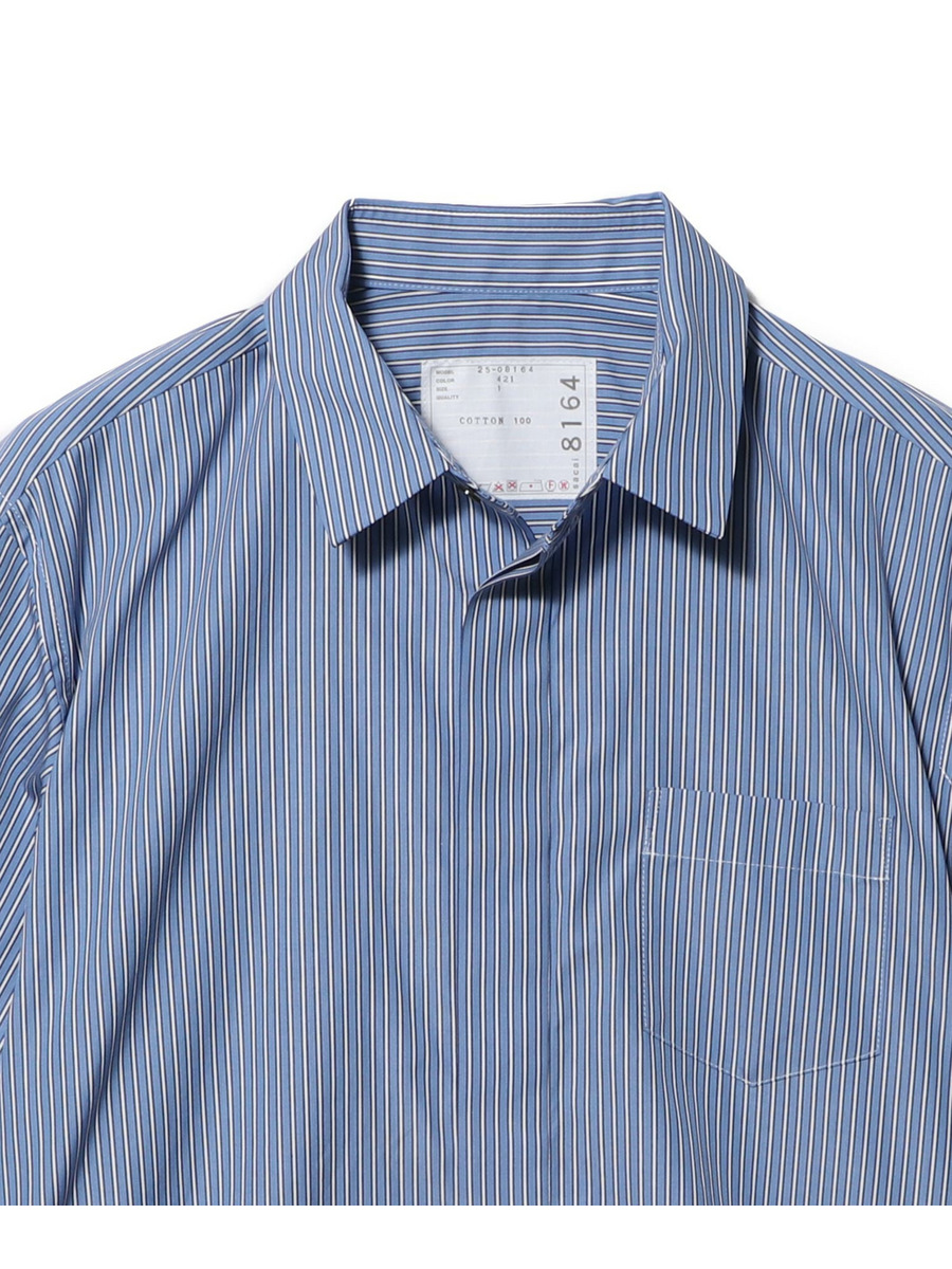 SACAI Cotton Poplin Shirt コットンポプリンシャツ SACAI / コットン ポプリン フリル シャツ｜ESTNATION ONLINE STORE
