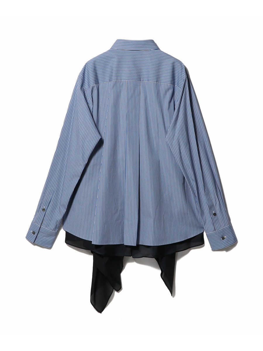SACAI / ポプリン×サテン シャツ｜ESTNATION ONLINE STORE