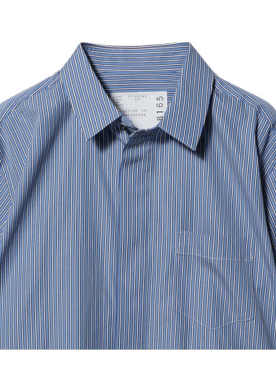 SACAI / ポプリン×サテン シャツ｜ESTNATION ONLINE STORE