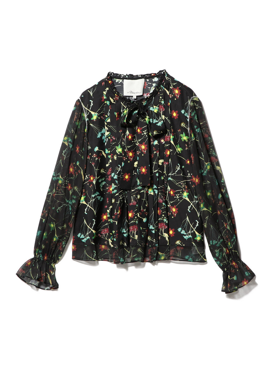 【極美品】3.1 Phillip Lim フローラルブラウス 花柄 フラワー 4 3.1 phillip lim / フローラルブラウス｜ESTNATION ONLINE STORE