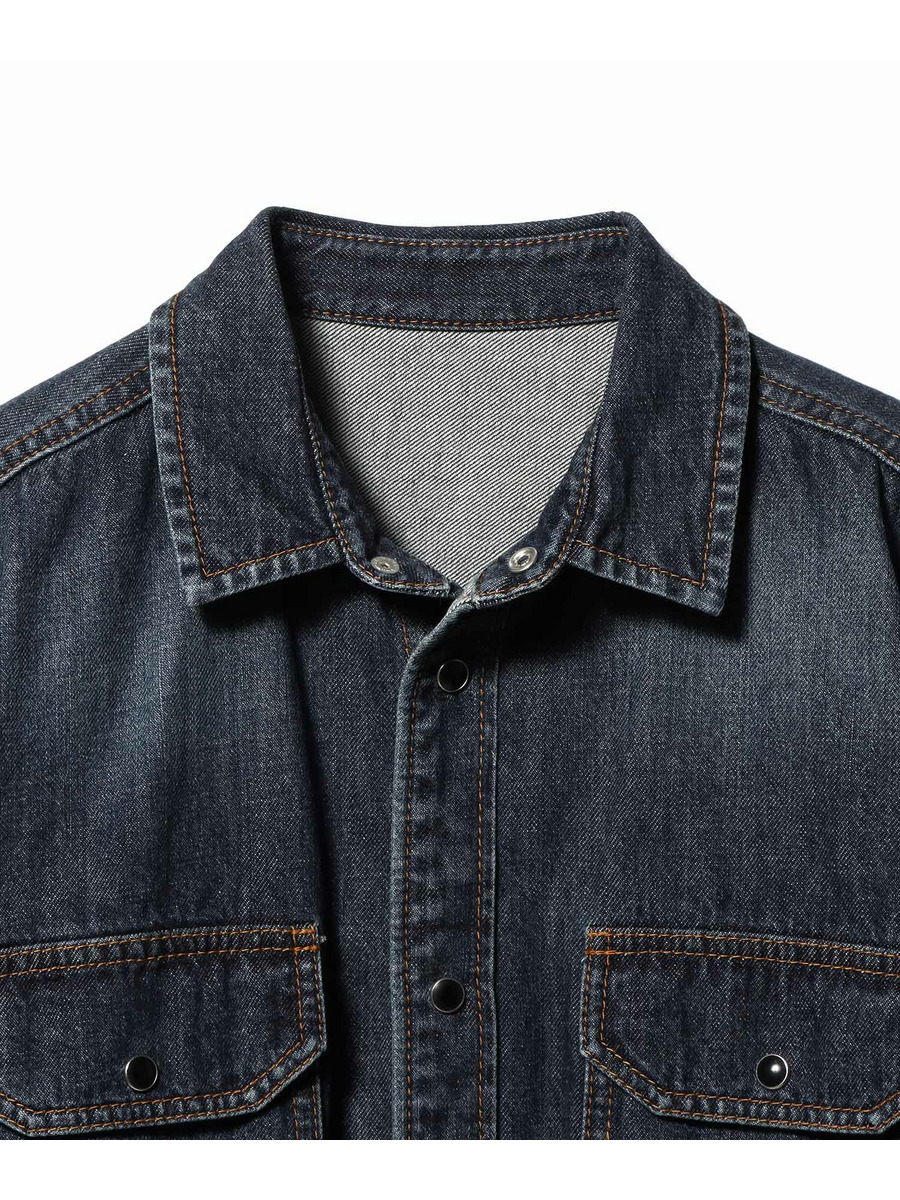 SACAI / デニムサテンシャツ｜ESTNATION ONLINE STORE
