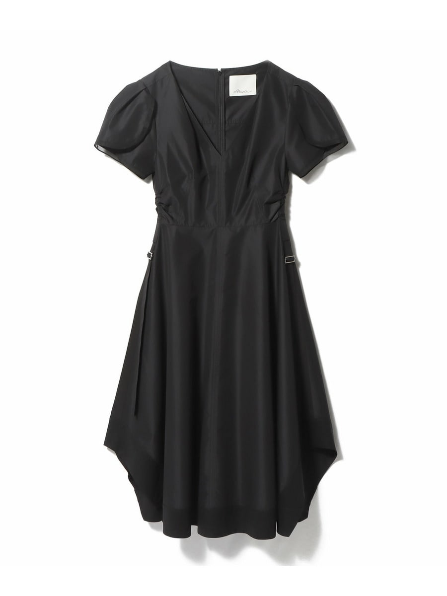 3.1 phillip lim / ソフトチューリップスリーブ Vネック ドレス