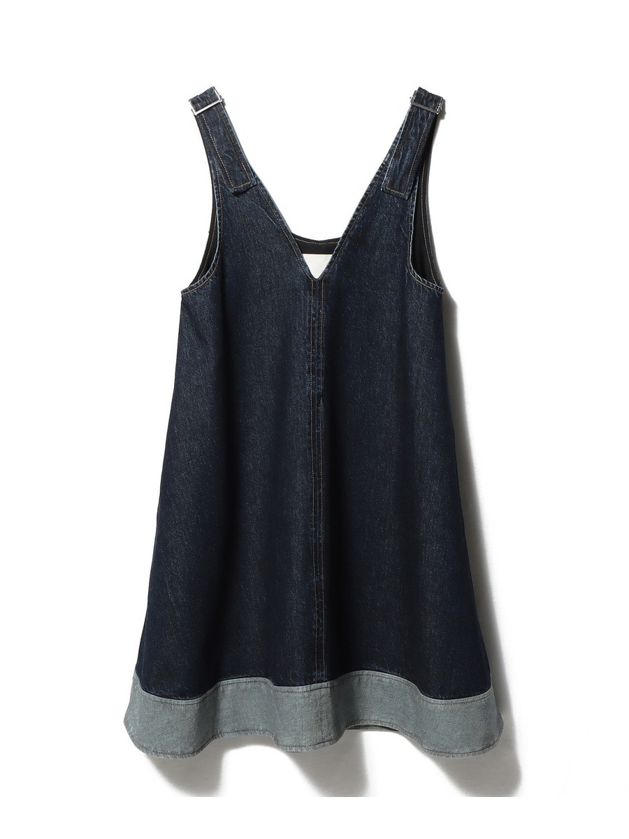 【新作入荷!!】 lim phillip 3.1 / ミニワンピース｜ESTNATION TRAPEZE DENIM ワンピース
