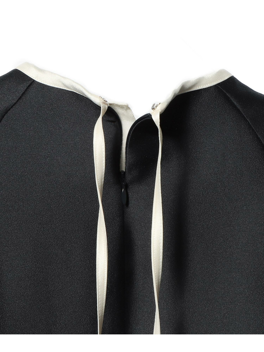 M・fil / パイピング サテン ワンピース｜ESTNATION ONLINE STORE