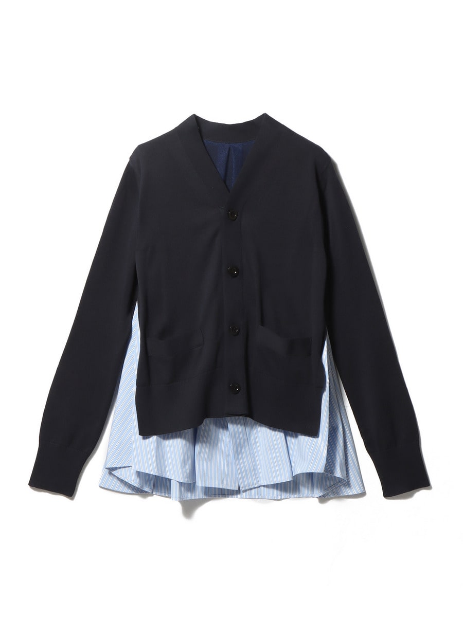 SACAI / レイヤードカーディガン｜ESTNATION ONLINE STORE