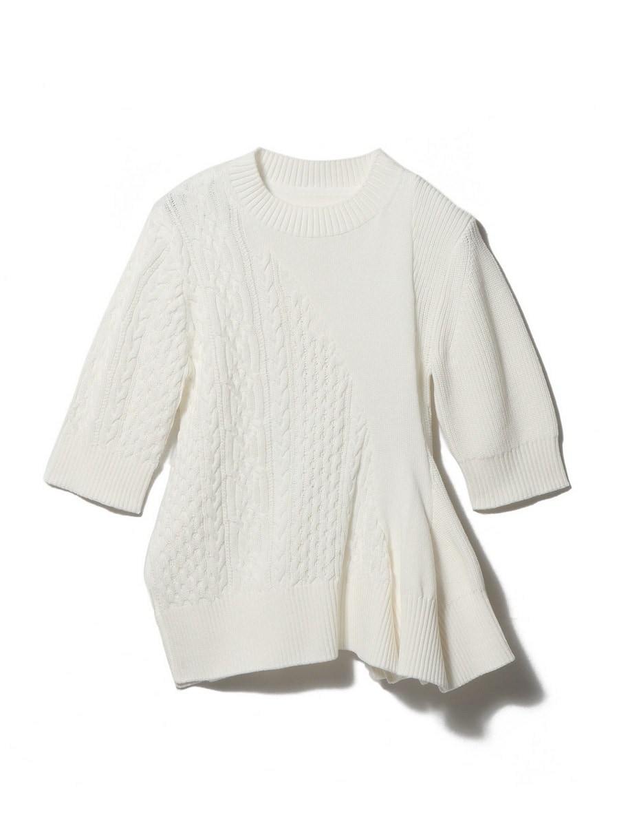 SACAI / アシンメトリーデザインニット｜ESTNATION ONLINE STORE