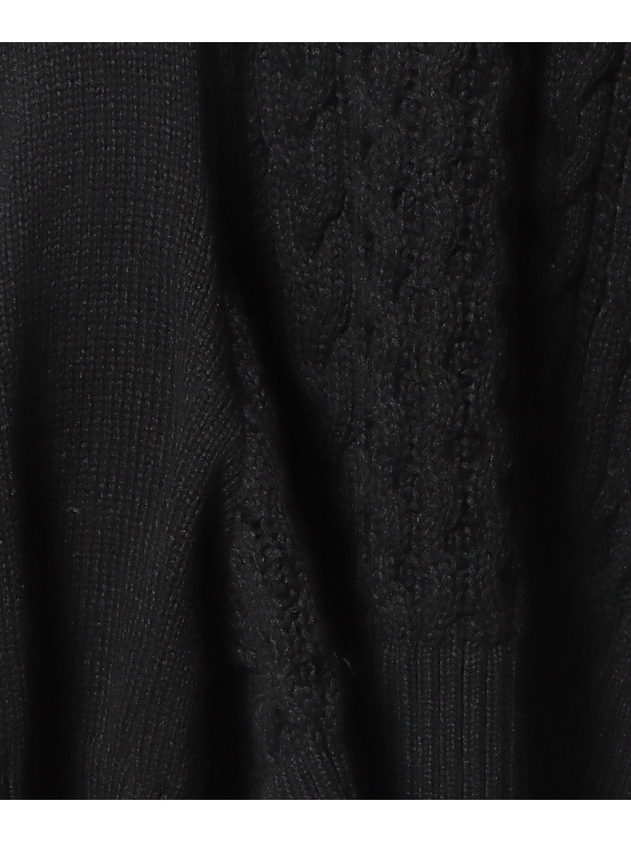 sacai アラン模様　アシンメトリーニット sacai アラン模様アシンメトリーニット