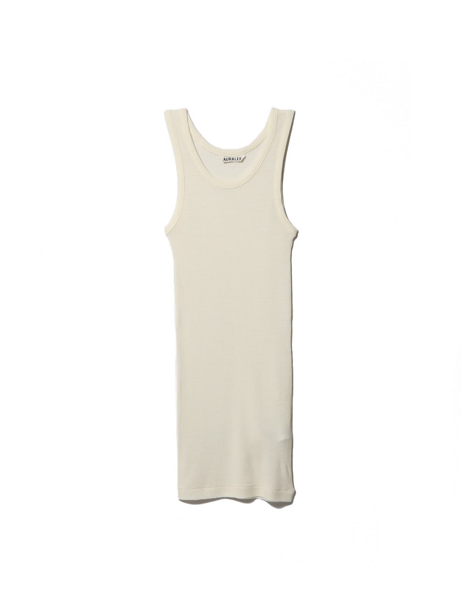 AURALEE / WOOL SILK リブタンクトップ｜ESTNATION ONLINE STORE