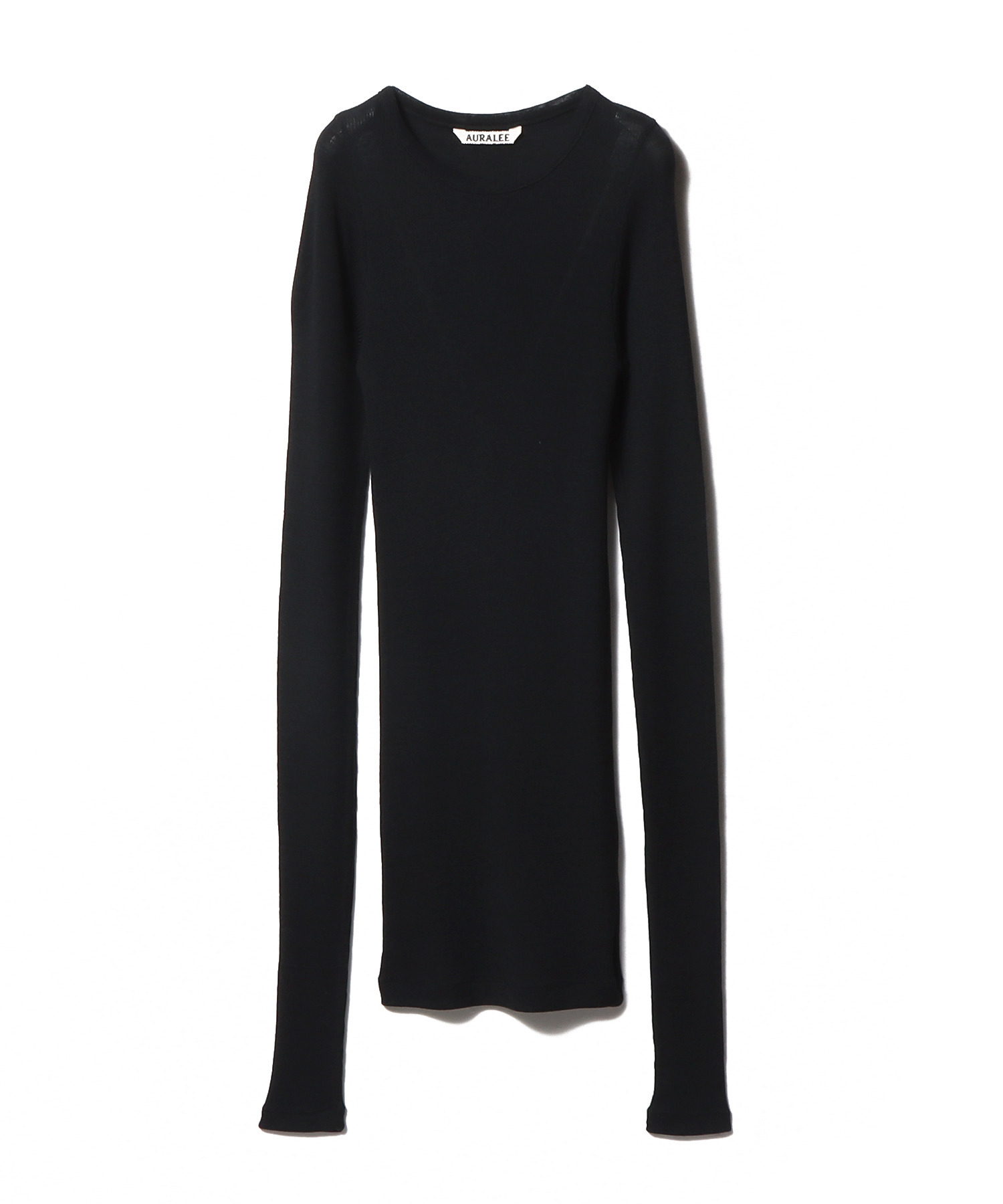 WOOL SILK リブニット