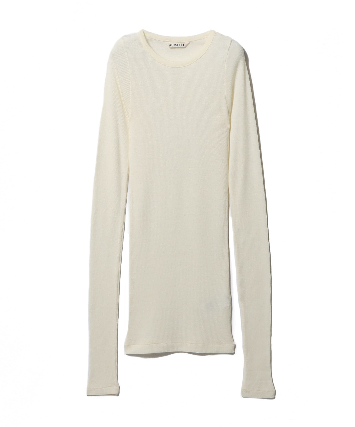 WOOL SILK リブニット