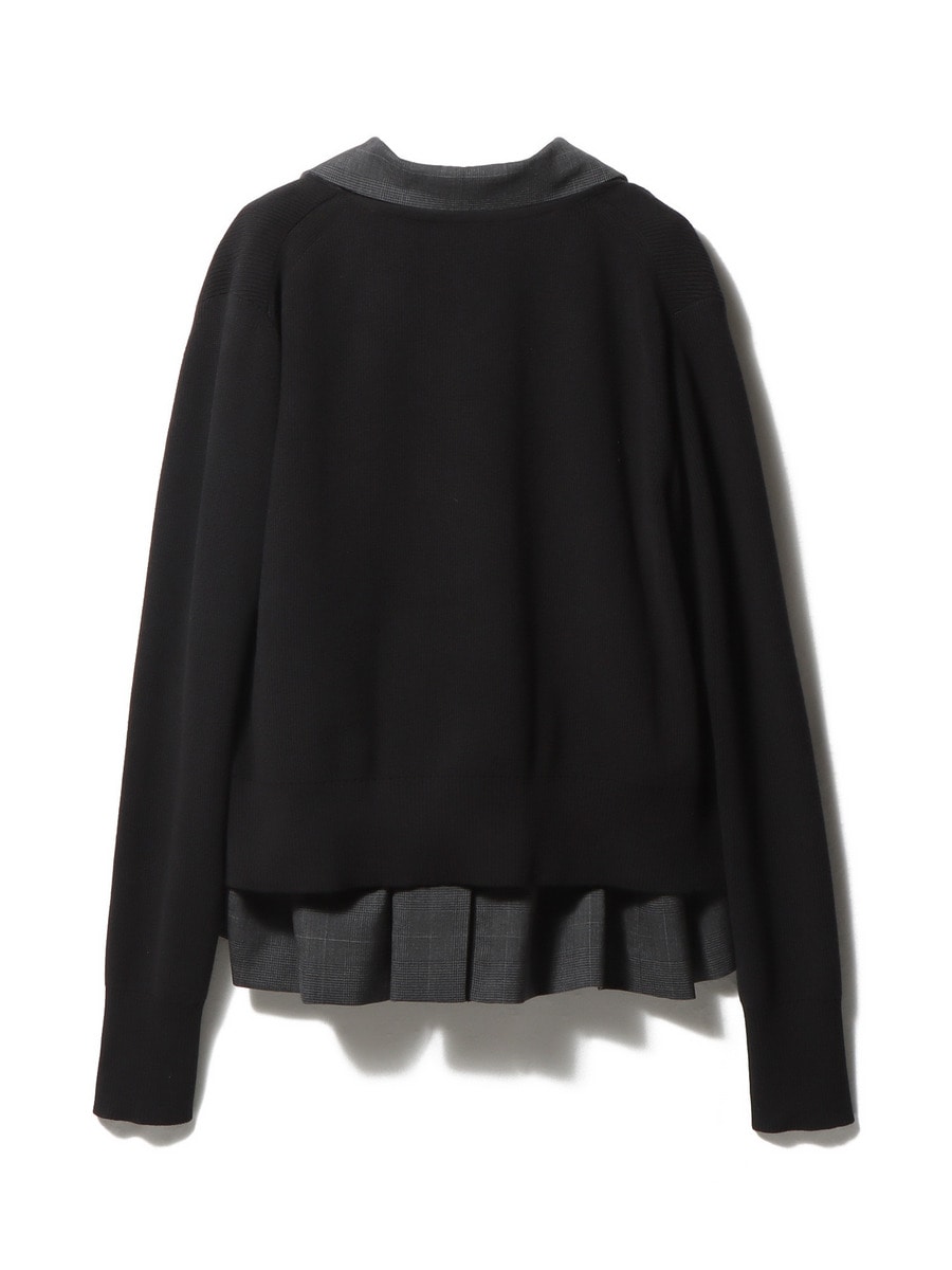 ＜sacai＞シャツ コンビ カーディガン NAVY コメ兵｜サカイ SACAI カーディガン｜SACAI｜メンズファッション