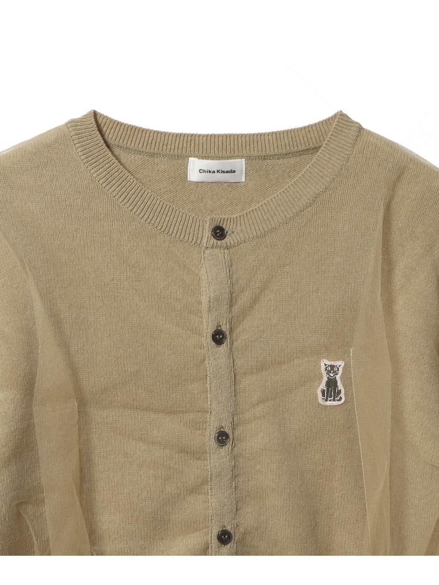Chika Kisada / チュールカーディガン｜ESTNATION ONLINE STORE