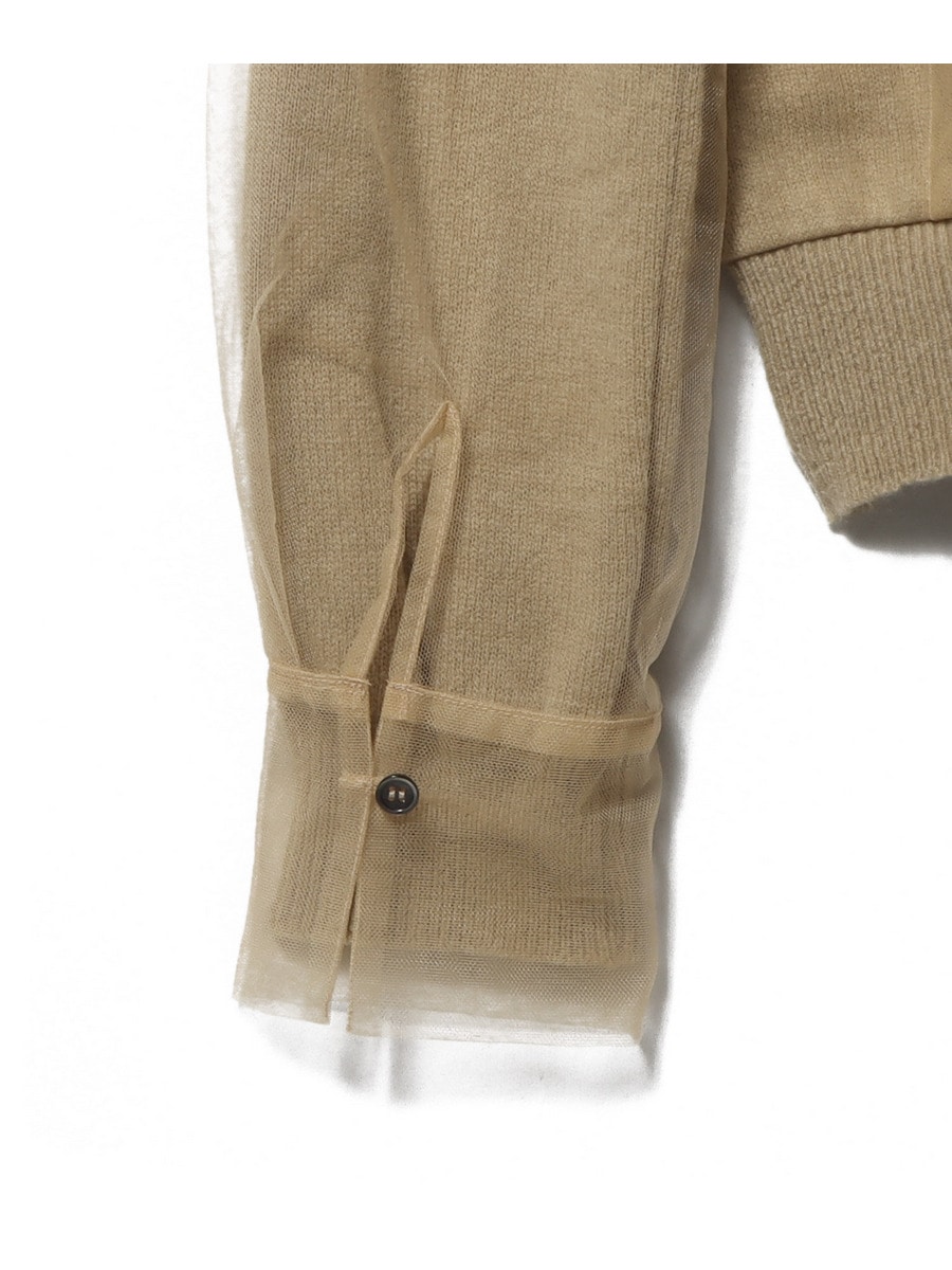 chikakisada チュール　カーディガン　sacai チカキサダ chikakisada チュールカーディガンsacai チカキサダ