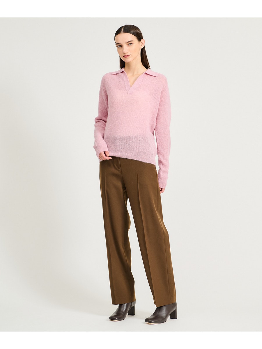 AURALEE / ベビースーリーアルパカ ポロニット｜ESTNATION ONLINE