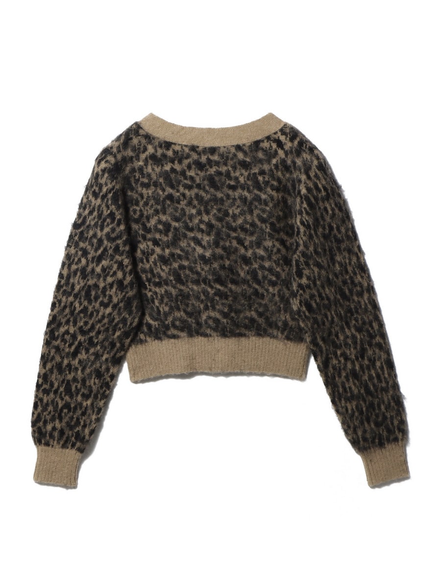 FETICO カーディガン FETICO / レオパードカーディガン｜ESTNATION ONLINE STORE