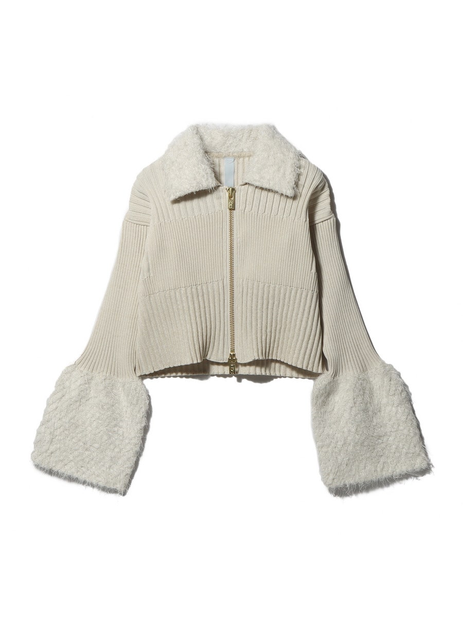 CFCL / FLUTED グリッタージップカーディガン｜ESTNATION ONLINE STORE