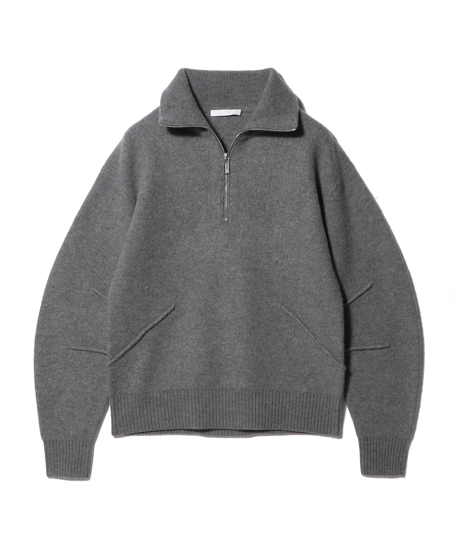 ジップアップニット