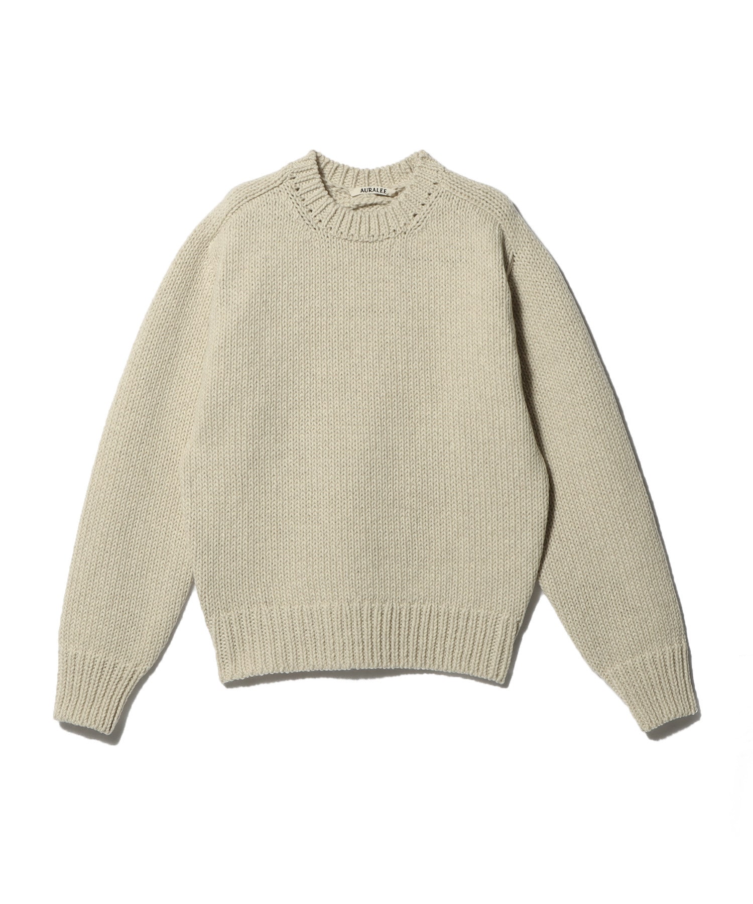 ウールカシミア ローゲージニット