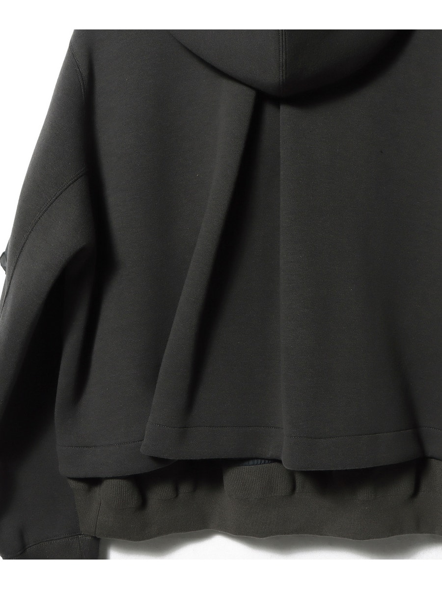 【Sacai】FW24 ツイル スポンジ ジップ フーディー 送料関税込 sacai スタッズ S ロゴ スポンジ スウェット フーディー C/GRAY