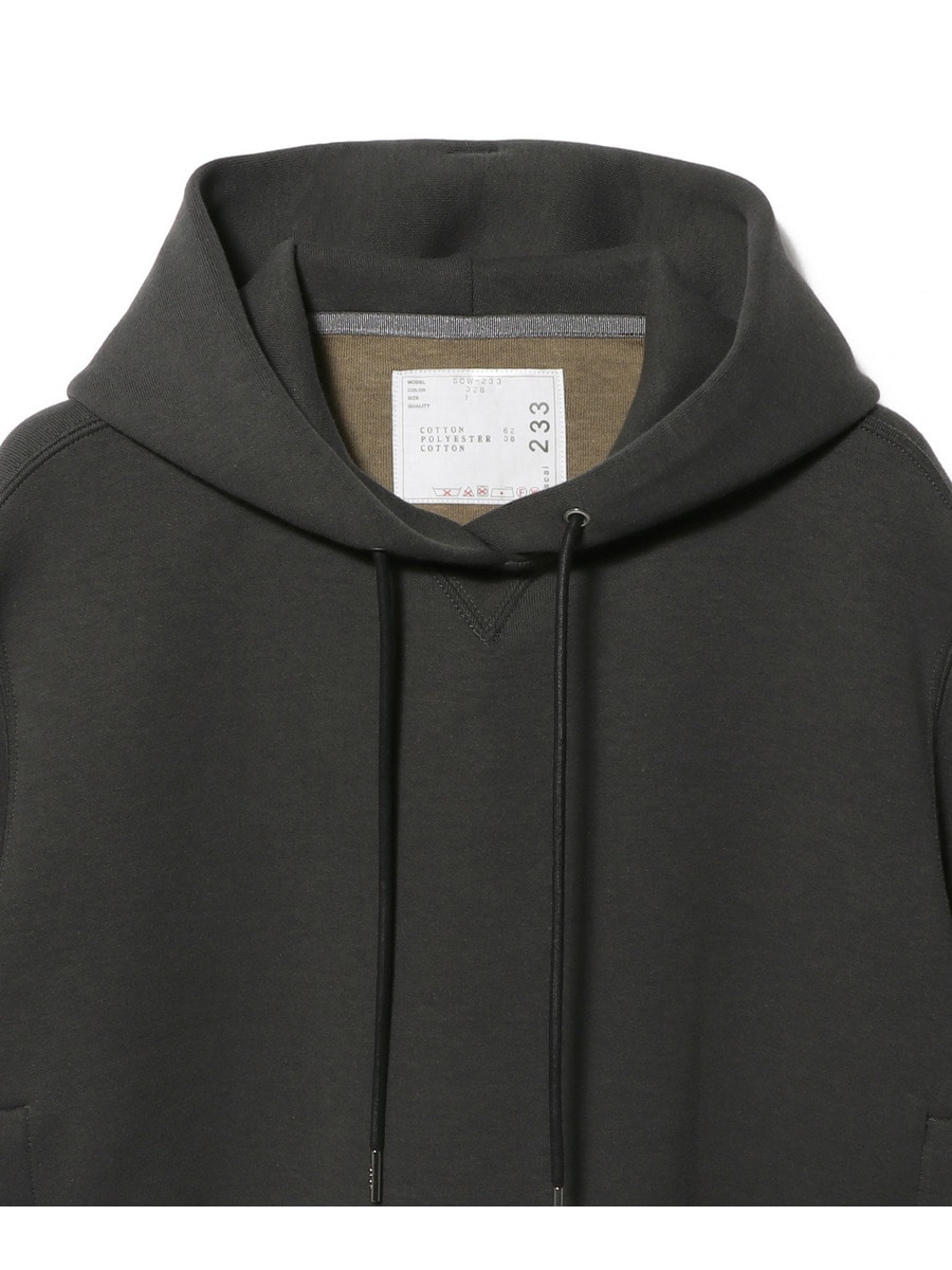 24AW新品 sacai レディース スポンジ スウェット ブルゾン パーカー SACAI / スポンジ スウェット フーディ｜ESTNATION ONLINE STORE