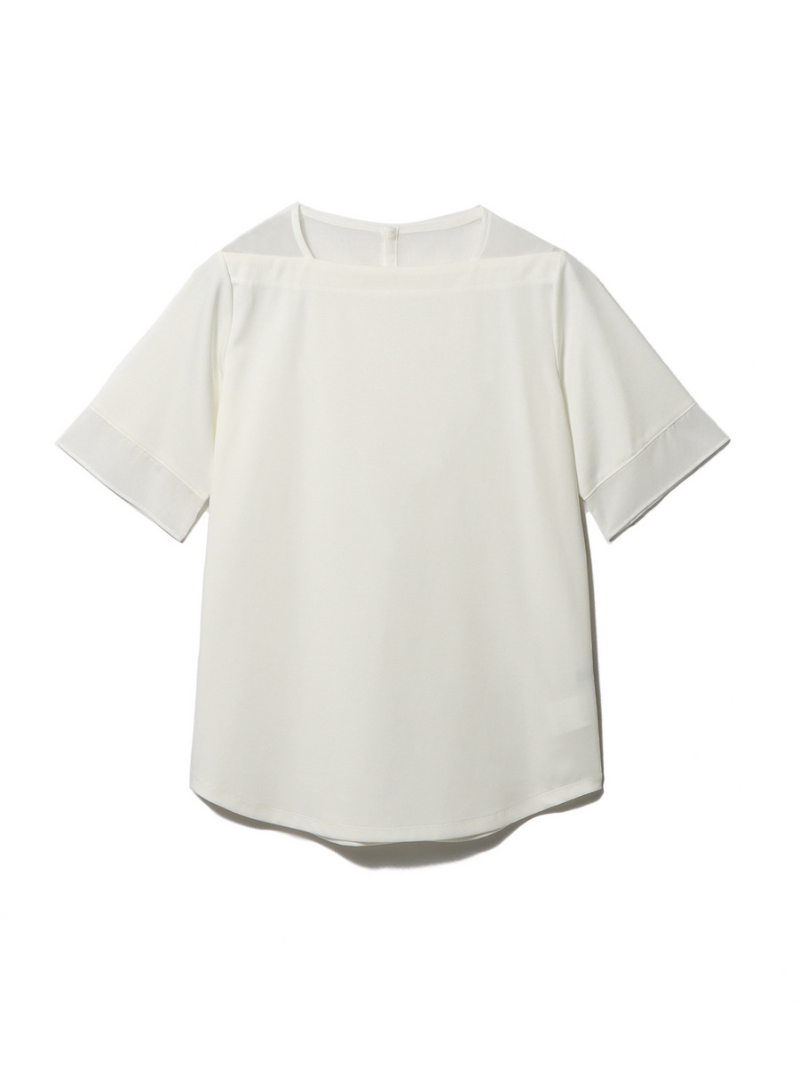 オーガンジー カットソー